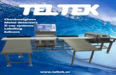 Checkweighers Metal detectors X-ray systems Labeling …h24-files.s3.amazonaws.com/167477/798244-hXlYs.pdf · Teltek develops, designs, manufactures and sells dynamic checkweighers
