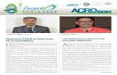 MESSAGE FROM ACREX India THE BIG BUZZ EVENT … News_April 2017.pdfAggressive marketing by the ACREX India team as well as the exhibitors surely resulted in attracting the high - est