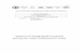 System of Integrated Livestock Survey for Data … of Integrated Livestock Survey for Data Collection in India ... System of Integrated Livestock Survey for Data ...  ...