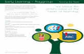 Playgroup at St Francis de Sales College invites ‘we place ... · PDF fileEarly Learning - Playgroup Sowing ... Parishes to connect with other families and staff in a nurturing,
