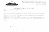 ME M OR - Josephine County, Oregon WBS Document… ·  · 2011-01-15D The property is not other forested land because there is no production oftrees or ... Commission the Oregon