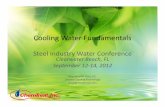 Cooling Water Fundamentalsdev.chemtreat.com/.../2a-Cooling-Water-Fundamentals... · Cooling Water Fundamentals Steel Industry Water Conference ... Once Through Closed Loop Cooling