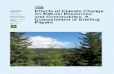 United States Effects of Climate Change Agriculture on ... · PDF file1400 Independence Avenue, SW, Washington, DC 20250-9410 or call (800) 795-3272 ... growth of trees and in other