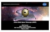 James Webb Space Telescope (JWST) - NASA · PDF fileJames Webb Space Telescope (JWST) Rick Howard ... last PMR. Sunshield Template ... Science Instrument Module & Science Instruments