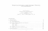 Supersymmetry and Gauge Theory (7CMMS41) - King's · PDF fileSupersymmetry and Gauge Theory (7CMMS41) Neil Lambert Department of Mathematics King’s College London Strand London WC2R