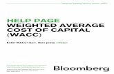 HELP PAGE WEIGHTED AVERAGE COST OF CAPITAL …staffblogs.le.ac.uk/socscilibrarians/files/2013/05/wacc_help.pdf · HELP PAGE WEIGHTED AVERAGE COST OF CAPITAL ... Outputting to Excel