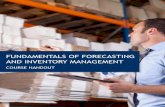 FUNDAMENTALS OF FORECASTING AND INVENTORY MANAGEMENTcatmancollege.thepartneringgroup.com/warehouse/2-2016-11-10... · fundamentals of forecasting and inventory management ... introduction