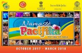 Namaste Pa - High Commission of India, Suva, Fiji Pacifika...on 26-30 October 2017 in Suva and will include events at Grand Pacific Hotel and Indian Cultural Centre. Website: FIJI: