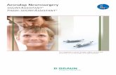 Aesculap Neurosurgery - Miethke · PDF fileand cross frontiers in order to be able to help ... Aesculap Neurosurgery esla MRI safe. ... Fax +49 331 62 083-40