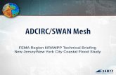 ADCIRC/SWAN Mesh - RAMPP - Risk Assessment, · PDF file · 2011-04-12ADCIRC/SWAN Mesh FEMA Region II/RAMPP ... Mesh Development Tools Surface Water Modeling System (SMS) Surge Field