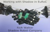 rw@  Rich Walker -  · PDF fileRich Walker Managing Director rw@  An SME's view Rich Walker Shadow Robot Company Working with Shadow in EuRoC