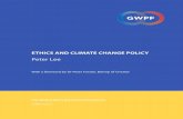 Peter Lee - The Global Warming Policy Foundation … AND CLIMATE CHANGE POLICY Peter Lee With a foreword by Dr Peter Forster, Bishop of Chester The Global Warming Policy Foundation