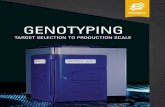 GENOTYPING - Fluidigm · PDF fileGENOTYPING SOLUTION. n. ... genotyping solutions because IFCs are flexible enough to accommodate low-throughput work during the target selection and
