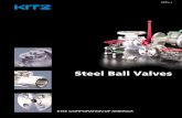 KITZ Steel Ball Valves - Nooney · PDF fileKITZ Steel Ball Valves ... Socket Weld (ASME B16.11) BW ..... ... End flange dimensions and flange gasket facing Pressure test Fire test