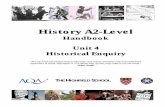 History A2-Level - historicalsymposium - homehistoricalsymposium.wikispaces.com/file/view/HIS4X+-+The...History A2-Level Handbook Unit 4 Historical Enquiry “All truly historical