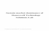 Sustain market dominance of Honeywell Technology Solutions · PDF fileSustain market dominance of Honeywell Technology Solutions Lab 2013 ... 10 Marketing Mix Decisions ... Sustain