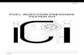 FUEL INJECTION PRESSURE TESTER KIT - Innovainnova.com/Content/Support/Manual/Innova/Manual_3640.pdf · The Fuel Injection Pressure Tester Kit is designed to perform fuel pressure