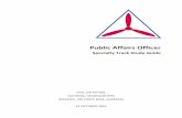Public Affairs Officer - · PDF filePublic Affairs Officer . Specialty Track Study Guide. CIVIL AIR PATROL . NATIONAL HEADQUARTERS . MAXWELL AIR FORCE BASE, ALABAMA . 31 OCTOBER 2016