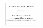 ELECTRONICS COMMUNICATION ENGINEERING · PDF file03.11.2009 · B LA402 Digital Electronics and Logic Design 3 1 0 3 50 100 ... theorem- Tellegen’s theorem- Graph of a network -Trees-