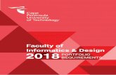 2018 - CPUT · PDF fileTable of Contents | 2018 portfolio requirements General Requirements Architectural Technology ... Visual Communication Design, Product Design and Jewellery