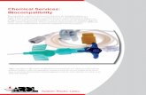 Chemical Services: Biocompatibility - ardl. · PDF fileRubber. Plastic. Latex. Chemical Services: Biocompatibility ARDL specializes in ISO 10993-14 (Material Characterization). You
