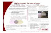 Milestone Messenger - Cobb County School  · PDF fileMilestone Messenger Volume 1, ... Grade 7 Science Sample Item ... Assessment FOR Learning Modules (more to come)