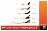UPS Airport Rescue Firefighting Manual - ARFFWG Airport Rescue Firefighting Manual. C C C C C C C 8 0 9 7 ... FLIGHT DECK PORTABLE ... 767-300 LOWER DECK CARGO