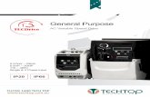 General Purpose - techtop.com.autechtop.com.au/wp-content/files_mf/tecdrive-brochure-oct17.pdf · • Internal Category C1 EMC filter ... • Compatible with all drive platforms: