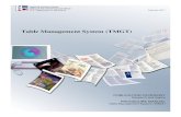 Table Management System (TMGT) - National Finance Center · PDF filePublications Category: Research and Inquiry Table Management System (TMGT) i Table of Contents Latest Update Information