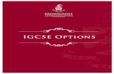 [IGCSE OPTIONS] 1 - Bromsgrove School [IGCSE OPTIONS] MATHEMATICS (Edexcel) Mathematics is compulsory for all Key Stage 4 students. However, different abilities study different levels