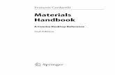 MATERIALS HANDBOOK. A Concise Desktop Reference …francoiscardarelli.ca/PDF_Files/MAH_2E_Table_of_Contents.pdf · Materials Handbook A Concise Desktop Reference ... Materials Handbook:
