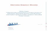 ONTARIO ENERGY BOARD · PDF filecontrols (NIST) subcategory ... some requirements do not apply. As responses will be linked to NIST subcategories, ... Ontario Energy Board, White Paper: