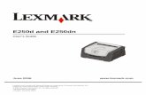 E250d and E250dn - Lexmarkpublications.lexmark.com/publications/pdfs/2007/e250/EN/ABJug.pdfprint media to release emissions. You must ... of Limited Warranty for Lexmark E250d and