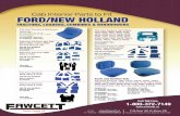 Fawcett - Cab Interior Parts to fit Ford New · PDF fileCab Interior Parts to Fit FORD/NEW HOLLAND TRACTORS, LOADERS, COMBINES & WINDROWERS Fits Ford Tractors & Backhoes. Bucket Seat