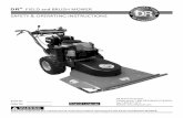 DR FIELD and BRUSH MOWER SAFETY & OPERATING INSTRUCTIONS · PDF fileDR® FIELD and BRUSH MOWER. SAFETY & OPERATING INSTRUCTIONS . ... Instructions manual before you use the DR FIELD