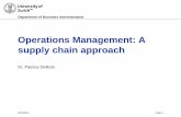 Operations Management: A supply chain · PDF file · 2017-06-26Operations Management: A supply chain approach ... Performance Metric Definition ... Fill rate Percentage of orders