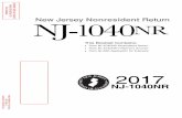 Return NJ-1040 NR Jersey Nonresident Return NR ... If you received a booklet with your name and address preprinted on the insert, ... 05 – Literacy ...