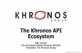 The Khronos API Ecosystem · PDF fileControl Camera, Preprocess and ... MIDI Video playback Camera Video recording ... “Am I in an elevator?” “Give me gestures and face position