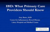 IBD: What Primary Care Providers Should Know - bc.edu · PDF fileIBD: What Primary Care Providers Should Know Amy Barto, M.D. Center for Inflammatory Bowel Disease . Lahey Hospital