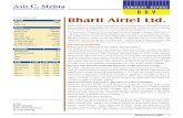 B U Y Bharti Airtel Ltd. - Weeblybmsproject.weebly.com/uploads/2/4/3/5/2435652/bharti_airtel_ltd..pdf · Bharti Airtel Ltd ACMIIL Industry The Indian telecom market is characterized