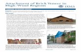 Attachment of Brick Veneer in High-Wind Regions - FEMA.gov · PDF fileAttachment of Brick Veneer in ... Attachment of Brick Veneer in High-Wind Regions February 2009 Page 1 of 4 ...