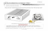 The # 363-A CAPACITOR STEP UP · PDF fileThe Capacitor Step up Transformer #363-A 363_Apg1.cdr Page 1 Our Iron Core Mold PVC Bobbin Transformer. The Capacitor ... The high capacitance