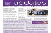 Record $122 million increase for Alzheimer’s · PDF fileUnveiling new annual dinner theme ... We are thankful for Gwen and Deborah’s efforts to let their church communities know