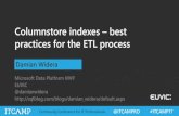 Columnstore indexes - best practices for the ETL process - Damian Widera