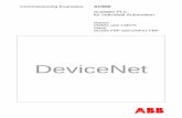 DeviceNet - · PDF fileIntroduction . The following example will guide you through the installation and the configuration of a small DeviceNet fieldbus. There were used an AC500-CPU