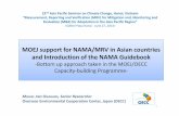 MOEJ support for NAMA/MRV in Asian countries and ... support for NAMA/MRV in Asian countries and Introduction of the NAMA Guidebook-Bottom up approach taken in the MOEJ/OECC Capacity-building