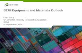 SEMI Equipment and Materials Outlook Equipment and Materials Outlook Dan Tracy Sr. Director, Industry Research & Statistics SEMI 8 September 2016 Outline Industry Stats Update SEMI