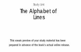 Study Unit The Alphabet of Lines To give you the earliest ... · PDF file2013-10-28 · The Alphabet of Lines. ... all of your drawings. Therefore, lettering is a skill often used