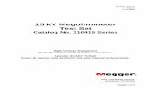 15 kV Megohmmeter Test Set - KAMTRON SYSTEMS P.L. 210415-15kV.pdf · 15 kV Megohmmeter Test Set ... Two-winding Transformer in Three-Terminal Form ... notify Megger or its nearest