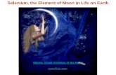 Selenium, the Element of Moon in Life on  · PDF fileSelenium, the Element of Moon in Life on Earth ... 77Se is NMR active Se ... High blood levels of selenium